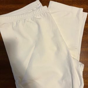 J Jill white capri leggings NWOT